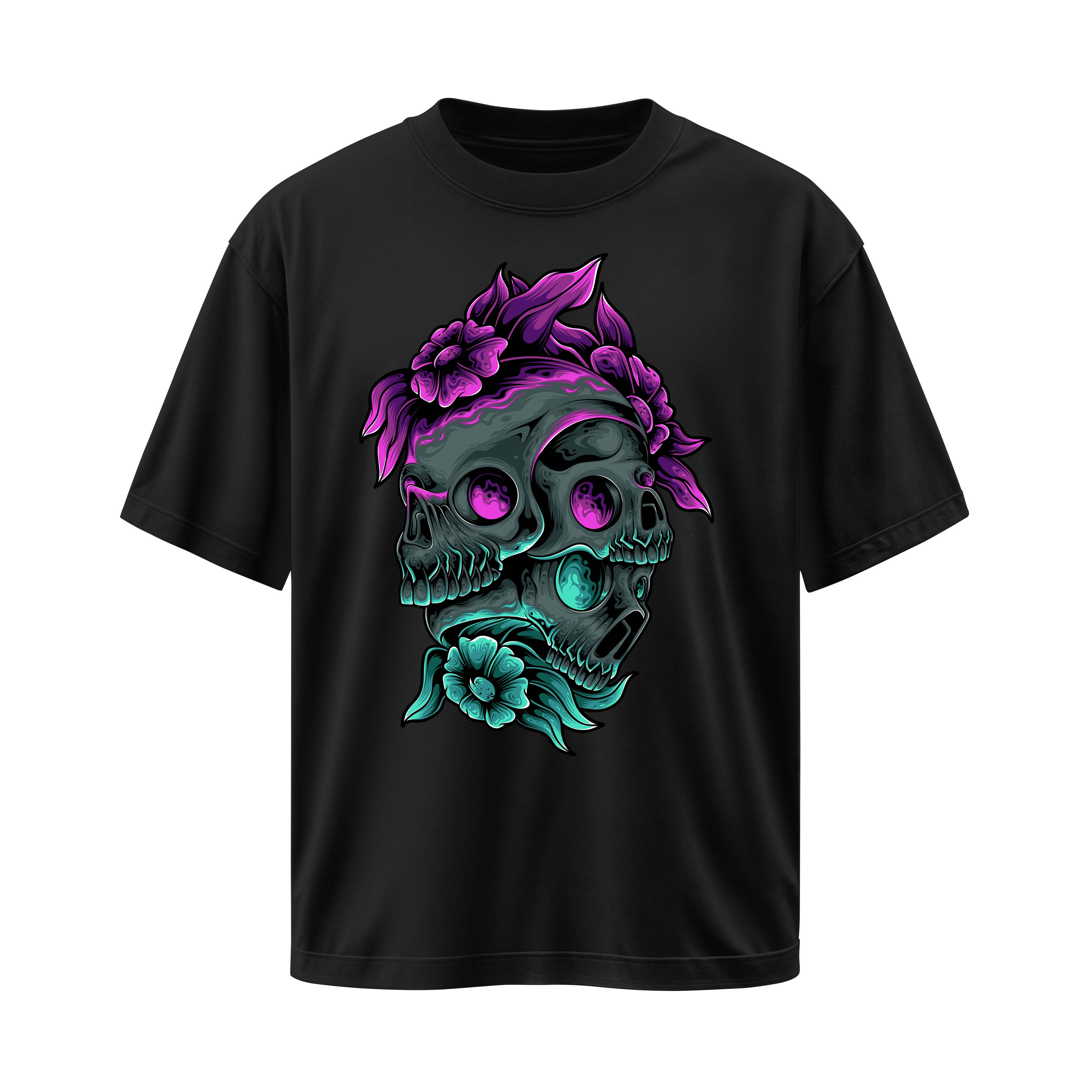 Floral Skull Frenzy