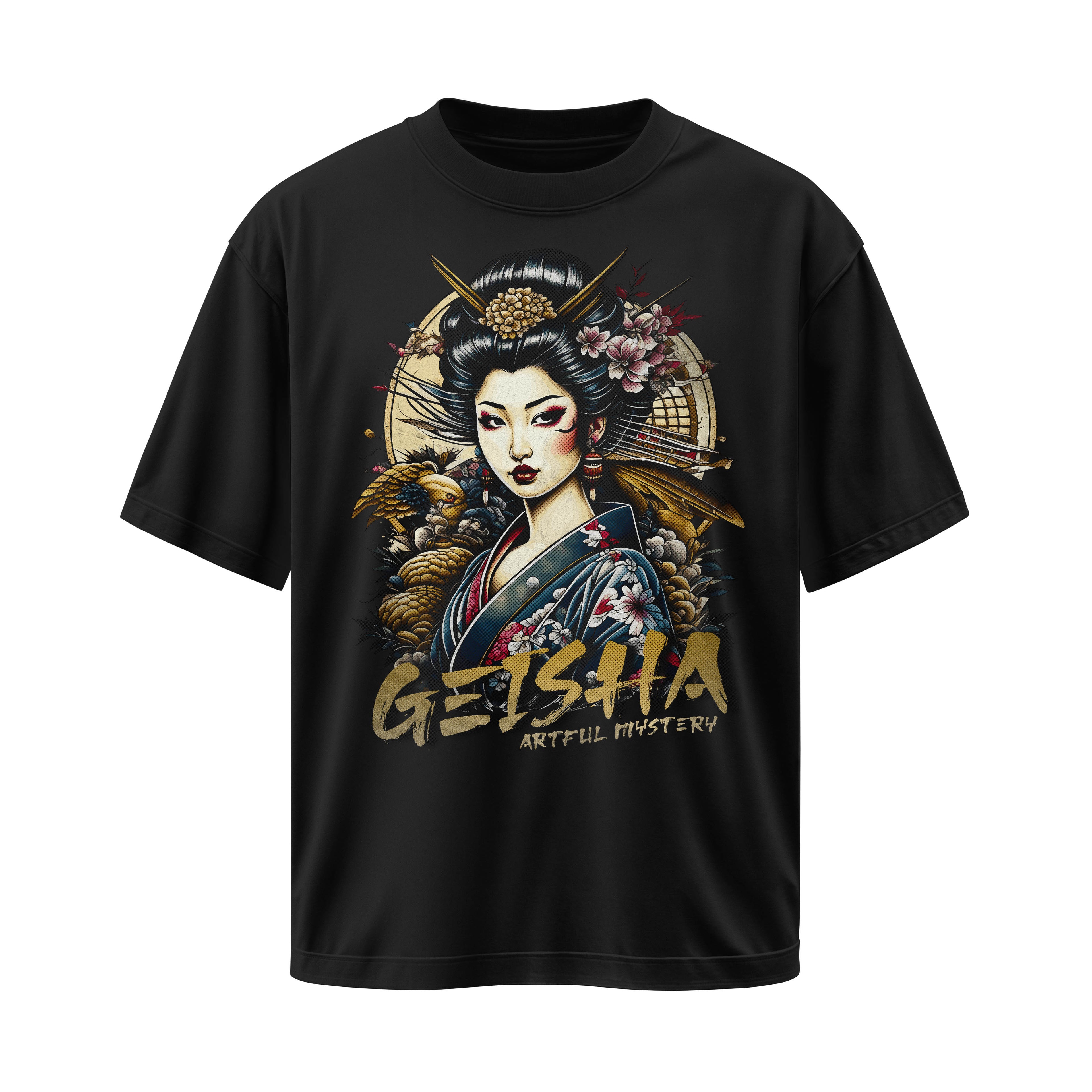 Golden Petals Geisha