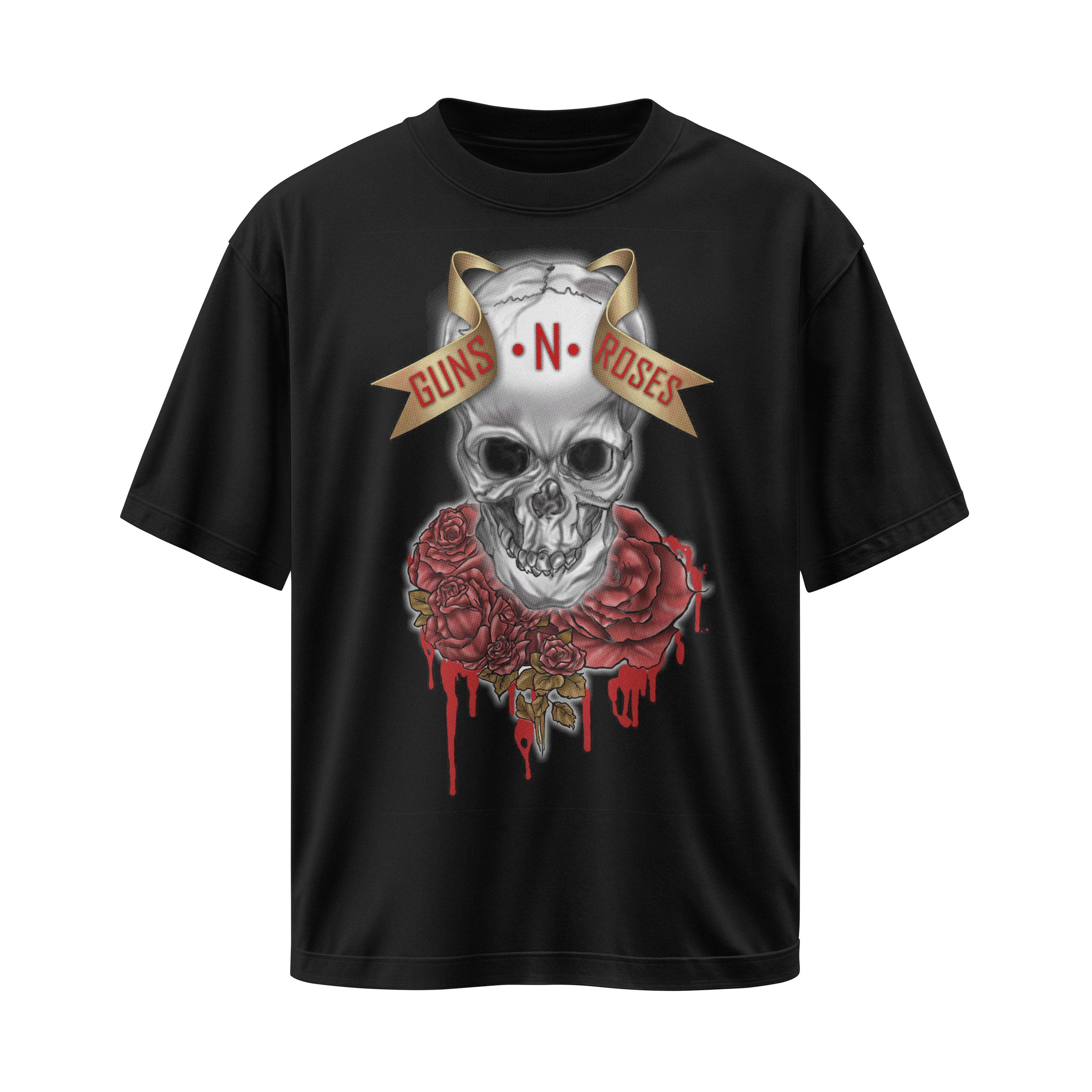 Guns N' Roses - Dripping Rose Emblem - TheTrippyTees