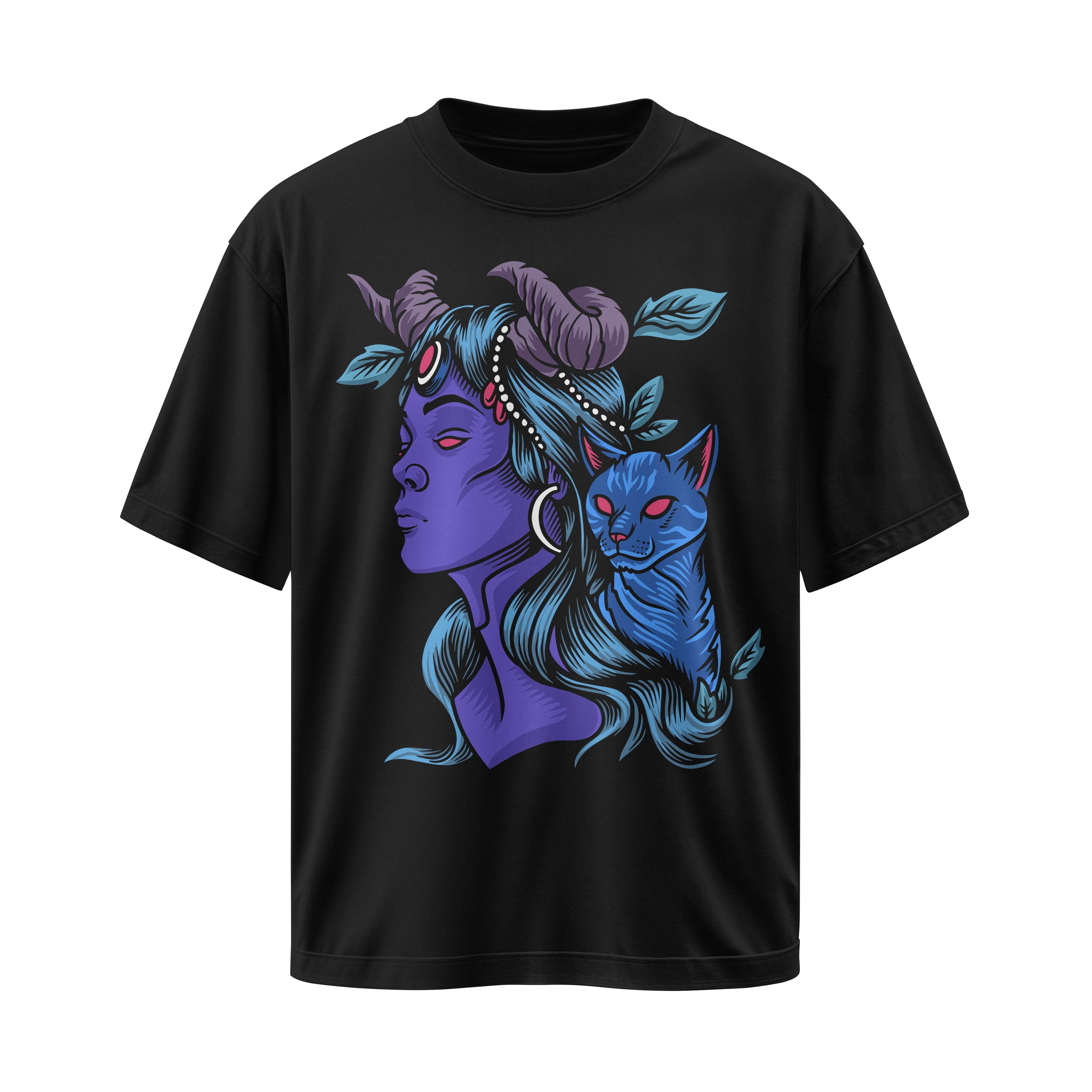 Mystic Feline Fantasy - TheTrippyTees