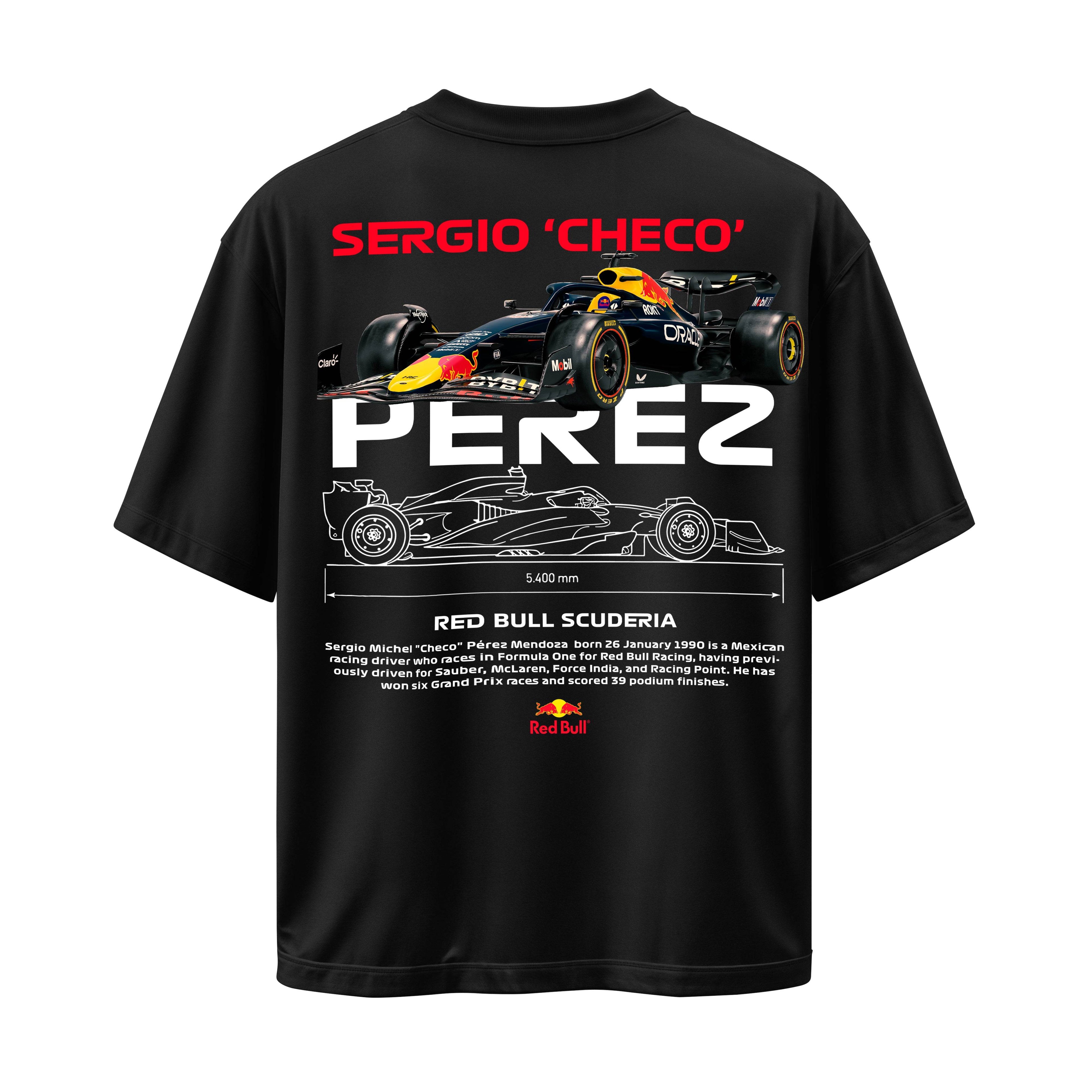 Sergio ‘Checo’ Racing Hero - TheTrippyTees