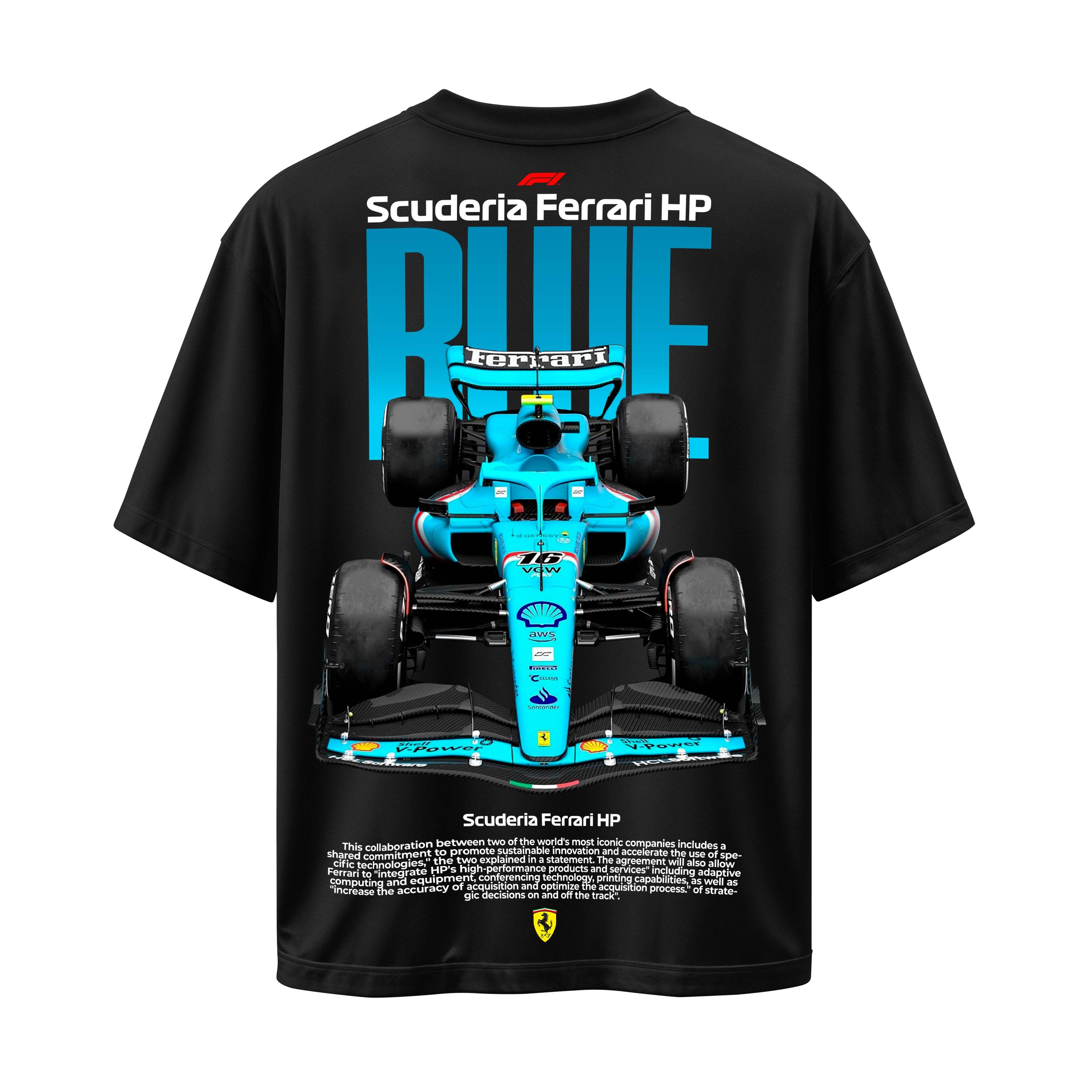 Ferrari HP Blue Bolt - TheTrippyTees