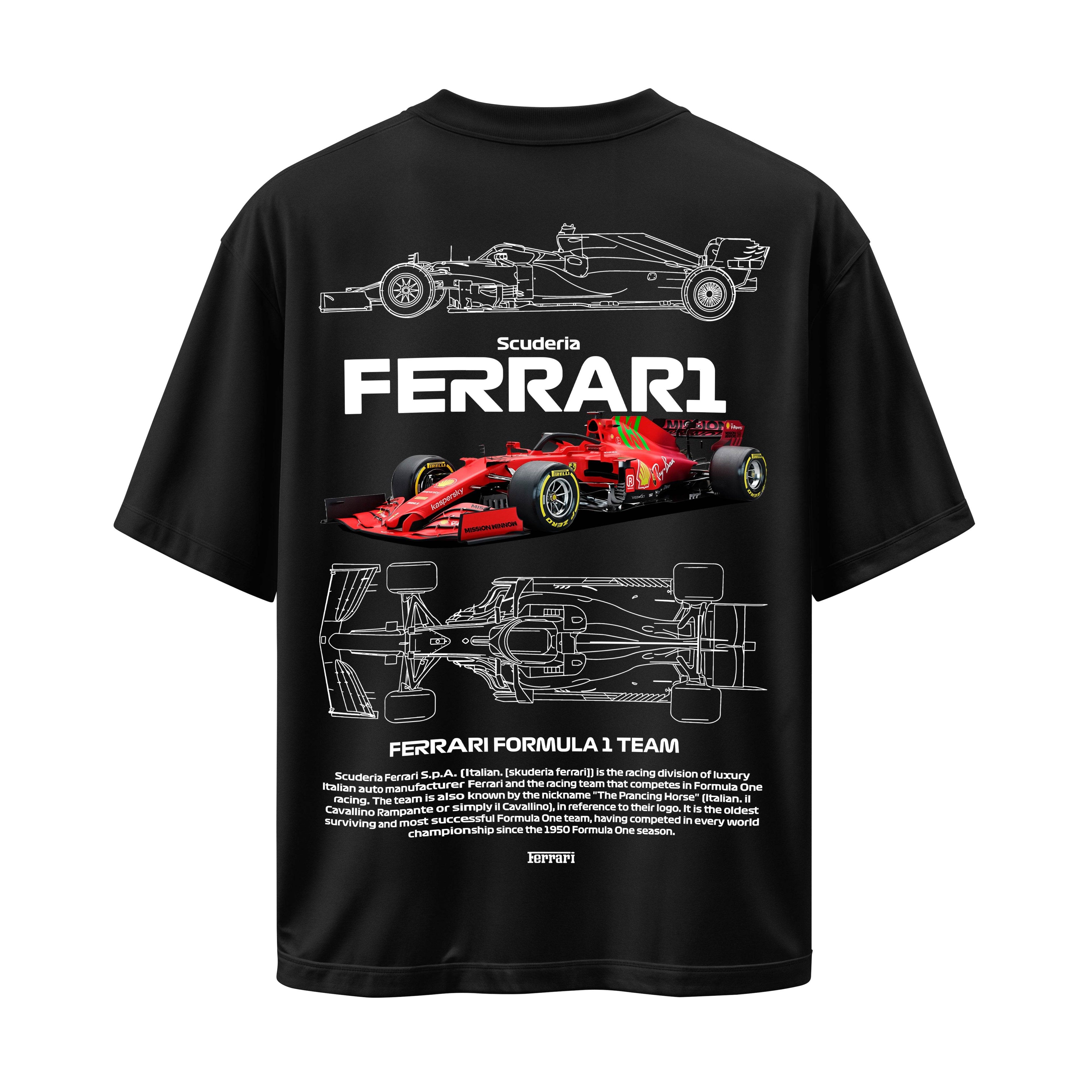 Ferrari F1 Blueprint Heritage - TheTrippyTees